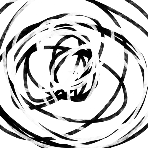 just black and white