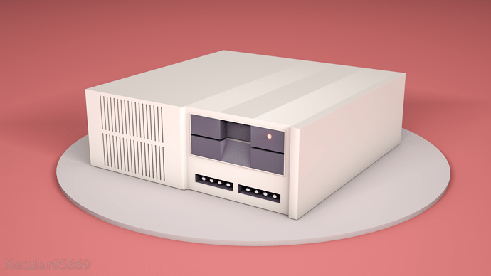 Low Poly PCJR Watermark