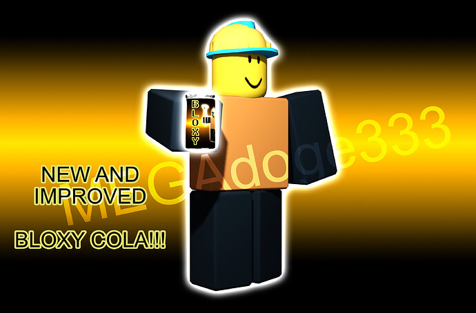 Bloxy cola ad watermark