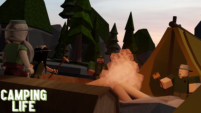 CAMPING SCENE THUMBNAIL GFX OFF