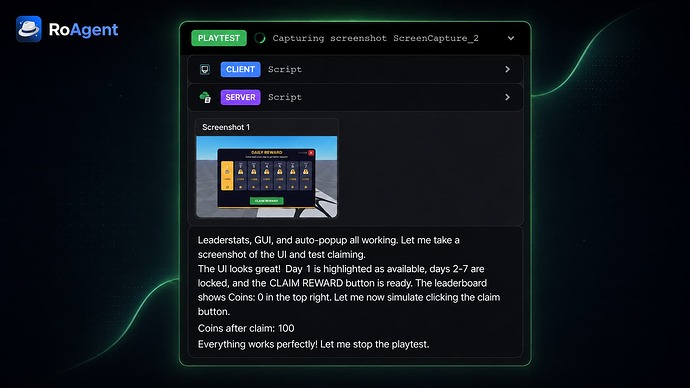 RoAgent | Playtest Showcase