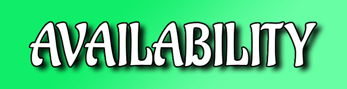 Availability Banner