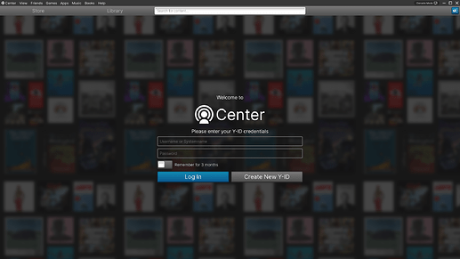 Center - Login