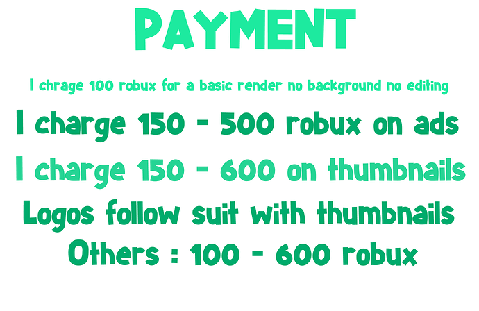 Payment info