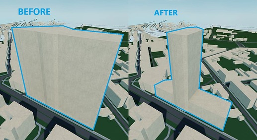 Building shape fix