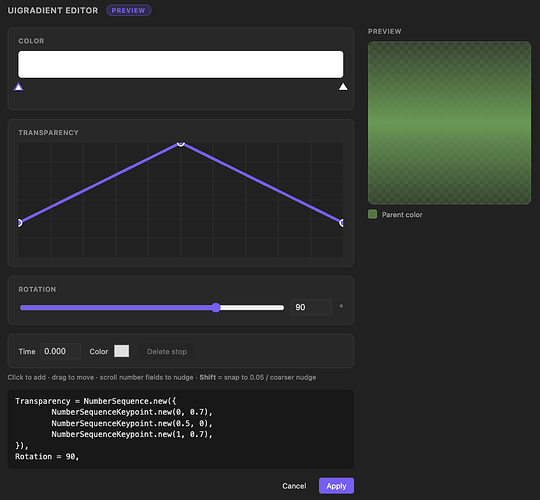 Gradient Editor