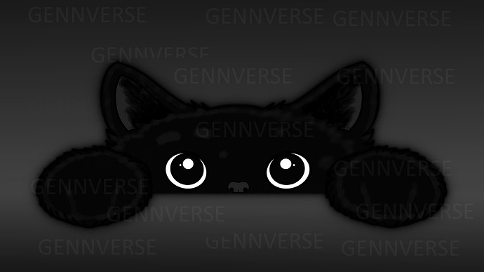 Black Cat Peaking