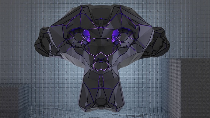 Monke Cement scene render