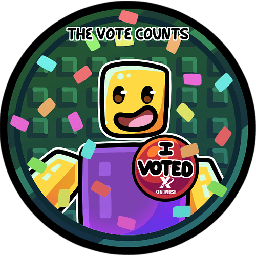 The Vote Counts Badge