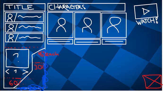 Some sketches. WYSIWYG.