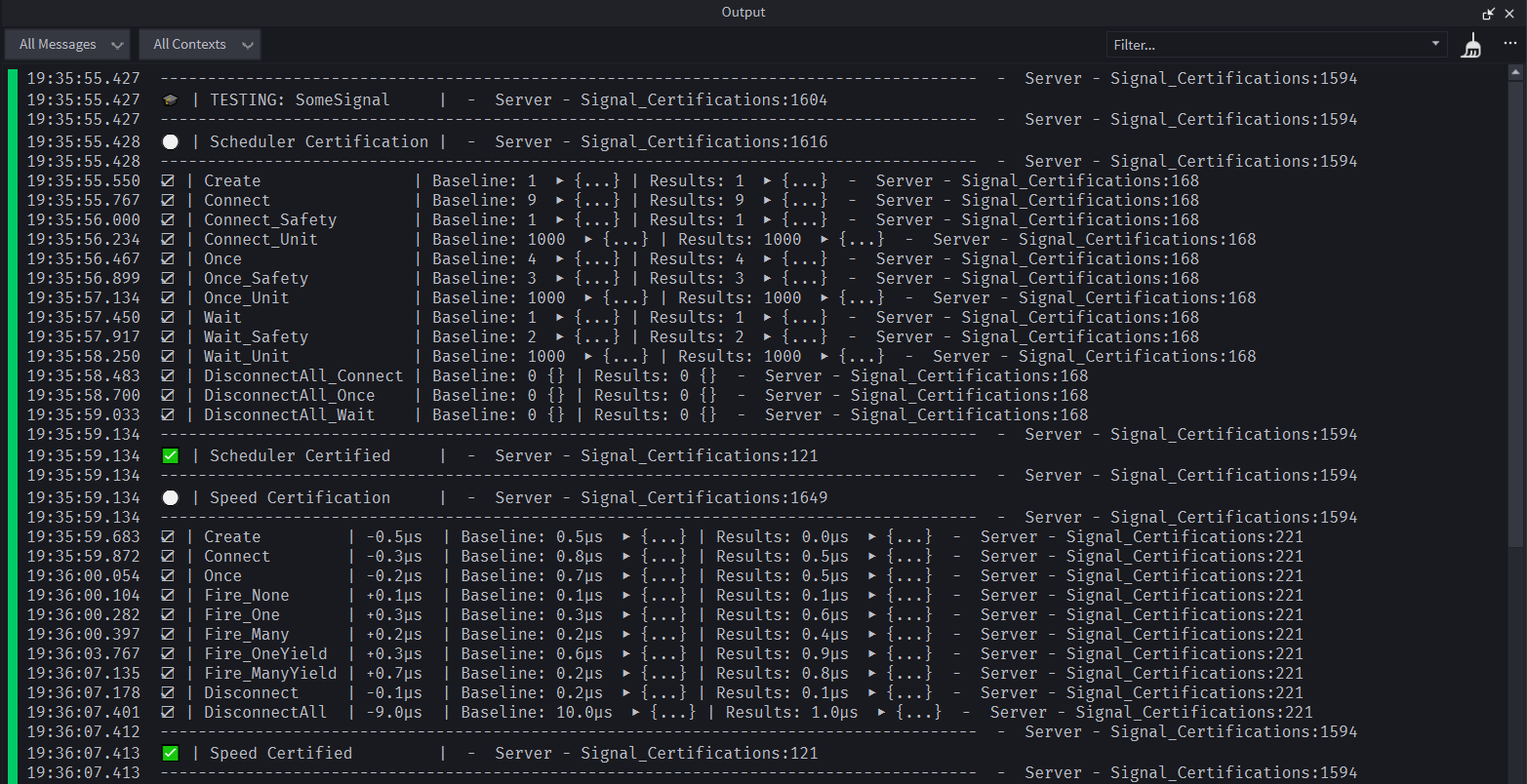 Results with PrintTestDetails (1/2)