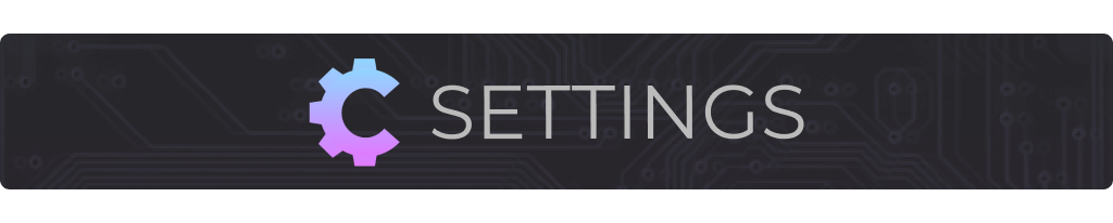 settings