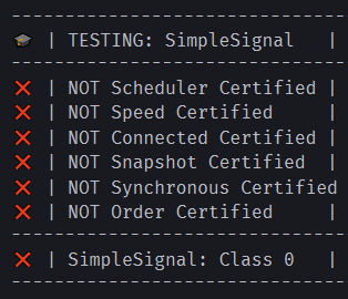 SimpleSignal Results