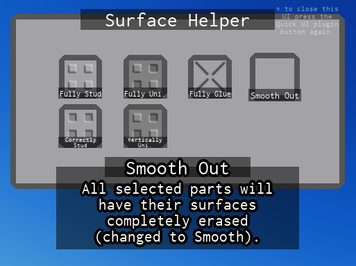 Surface Helper - Quick UI