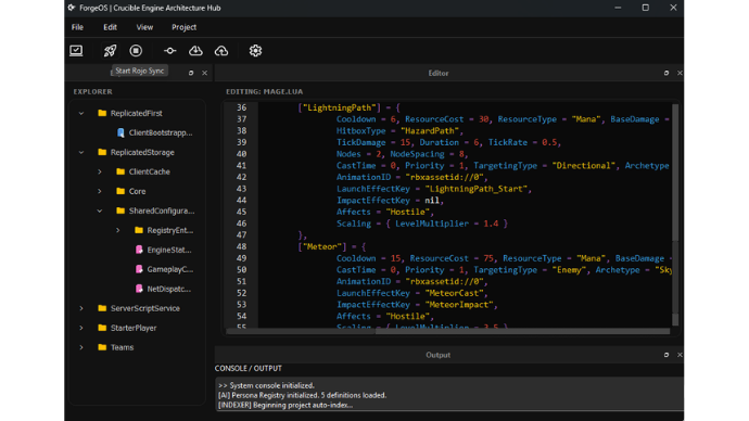 ForgeOS IDE