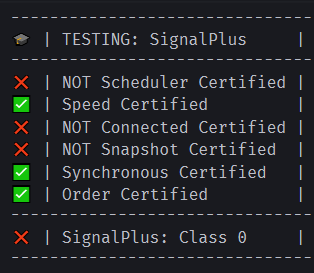 SignalPlus Results