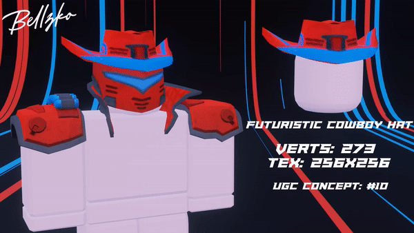 Futuristic Cowboy Set GIF