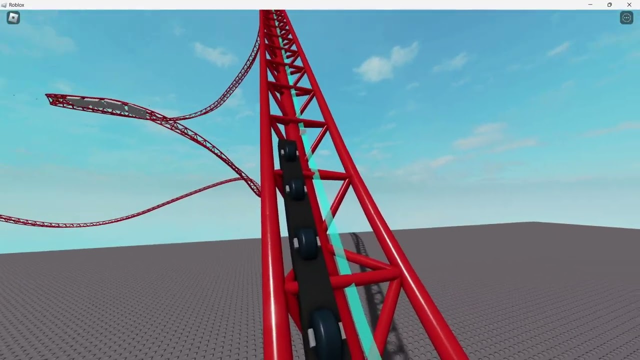 Roblox cubic bezier curves showcase (roller coaster)