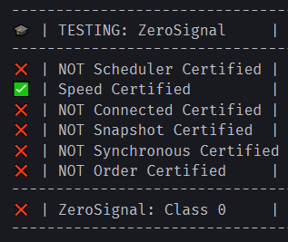 ZeroSignal Results