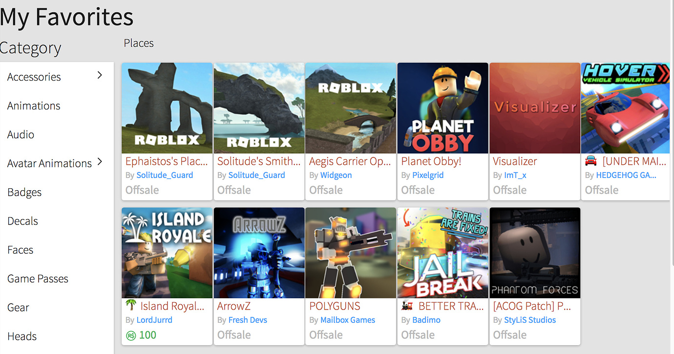 Add Game Sort You Liked Website Features Developer Forum Roblox 2 1380x724