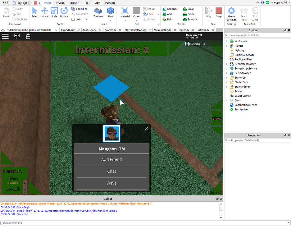 Player Menu Update? - Scripting Support - Developer Forum | Roblox