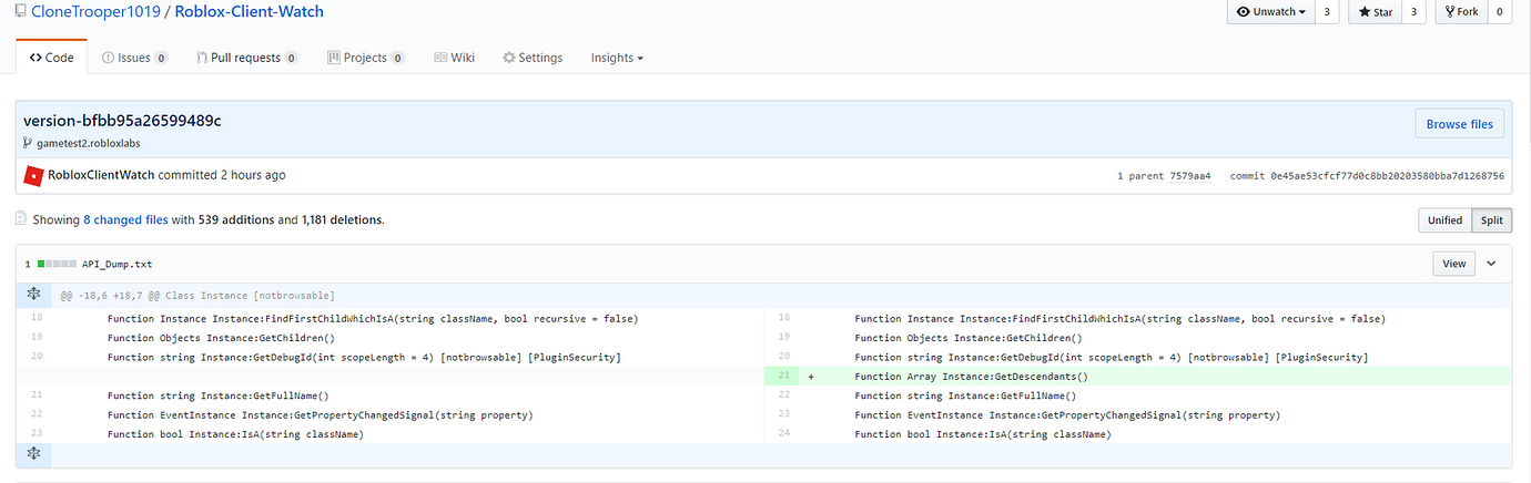 Add Instance:GetDescendants() - Engine Features - Developer Forum | Roblox