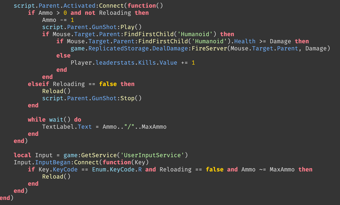 Help with Gun Damage - Scripting Support - Developer Forum | Roblox