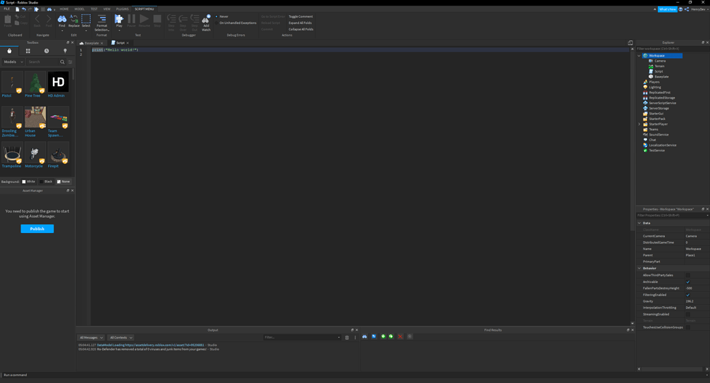 Losing frames after opening any script Studio Bugs Developer Forum