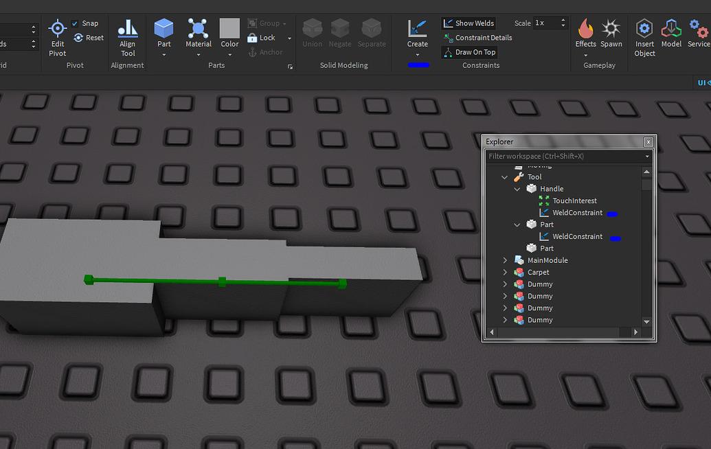 Welding Script Sword - Scripting Support - Developer Forum | Roblox