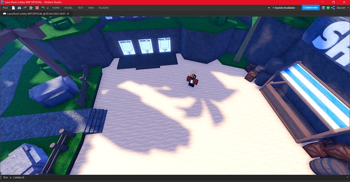 Lava Rush Lobby WIP OFFICIAL - Roblox Studio 10_5_2022 6_09_38 PM