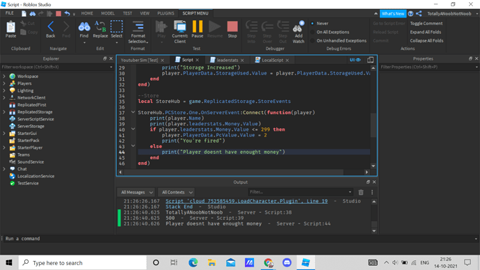 Problem with leaderstats value/script - Scripting Support - Developer ...