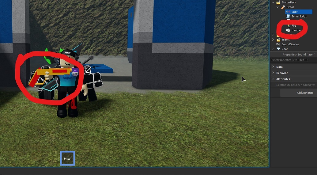 Tool not facing right way Game Design Support Developer Forum Roblox