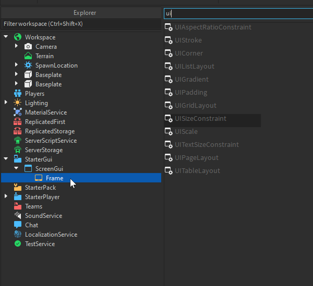 UI Modifying Instances are always greyed out - Studio Bugs - Developer ...