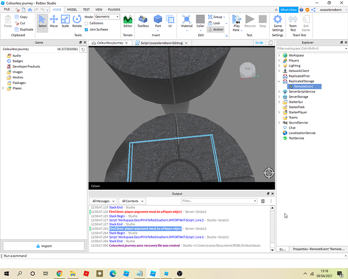 :FireClient() not working! - Scripting Support - Developer Forum | Roblox