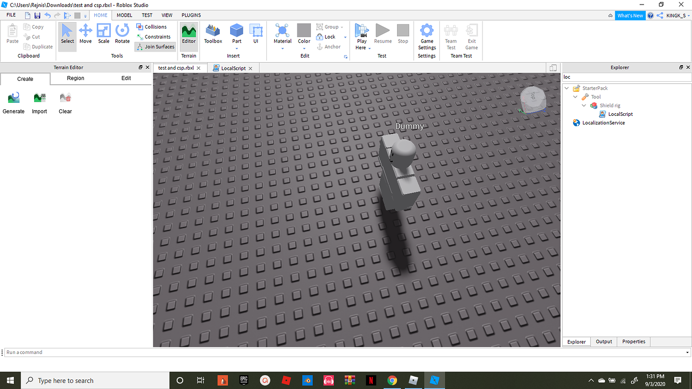 Issue with tools (scripting) - Scripting Support - Developer Forum | Roblox