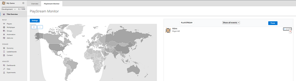 PlayFab API | Basics for Integrating a high end web dashboard to your ...