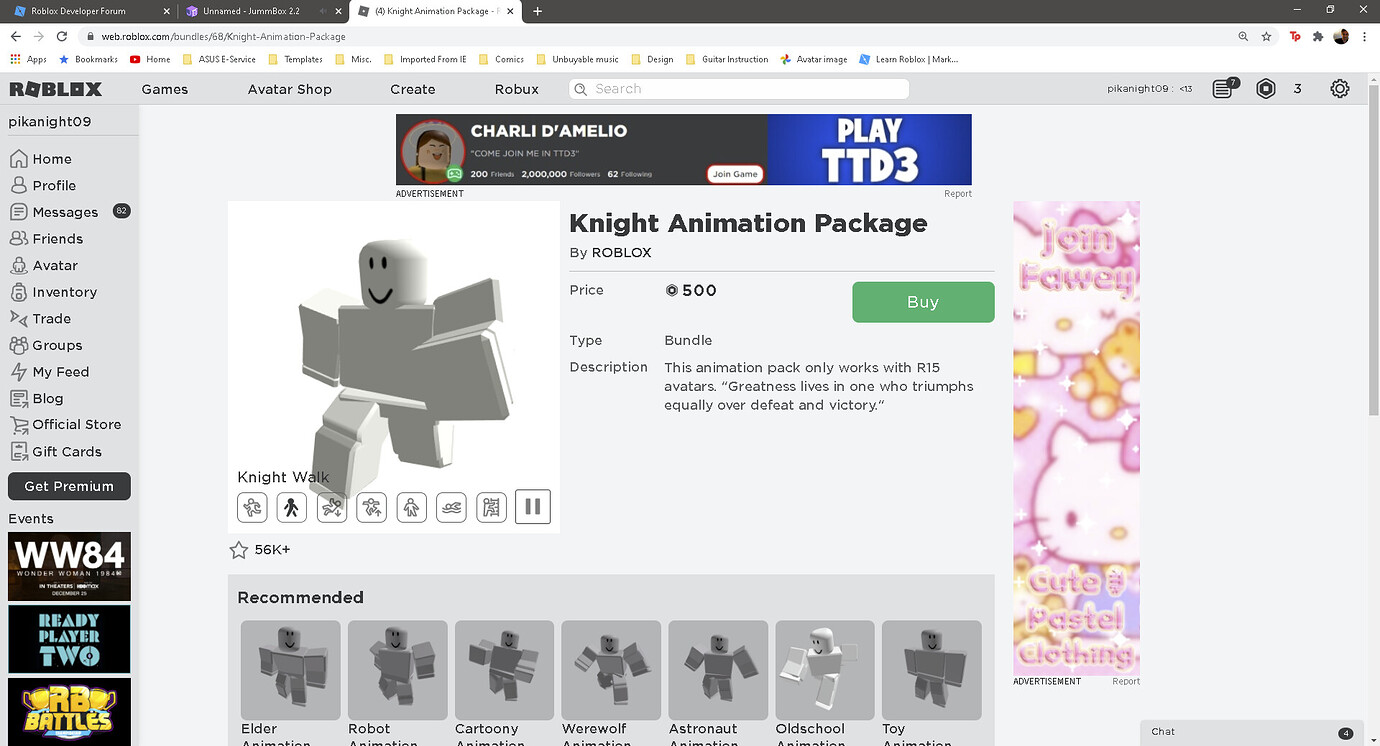 How to import roblox bundle animations into roblox studio Art Design