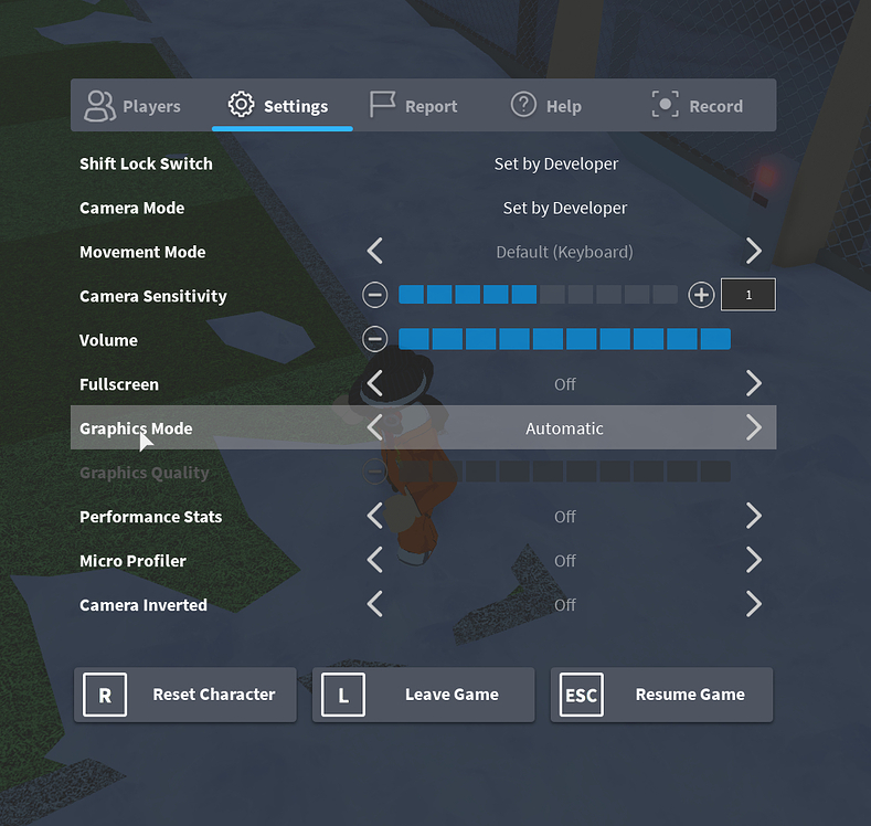 Graphics Quality likes to keep resetting to Automatic? - Engine Bugs ...