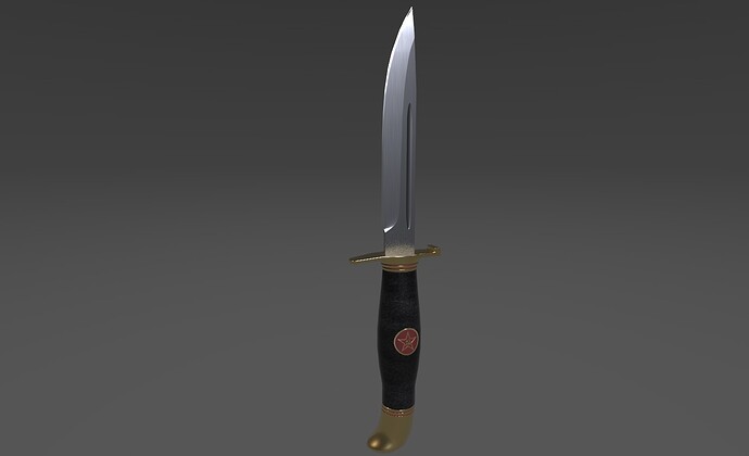 Factory-New NKVD Knife Close Up