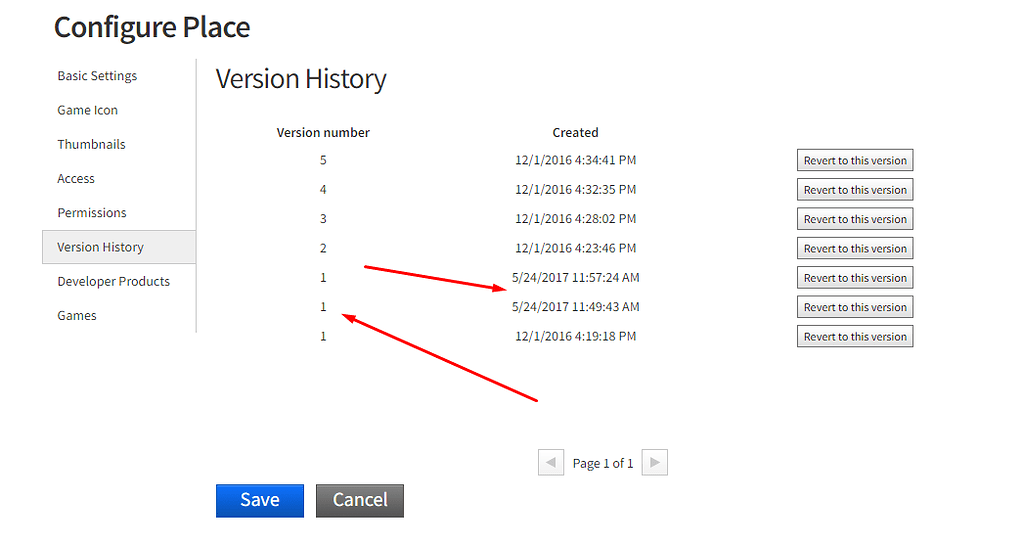 Version History Incorrectly Displayed Bug - Announcements - Developer ...