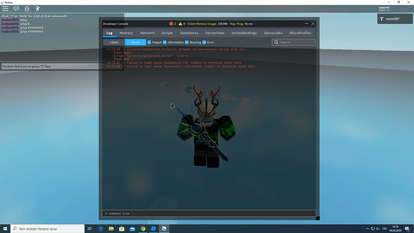 Sound is not loading - Scripting Support - Developer Forum | Roblox