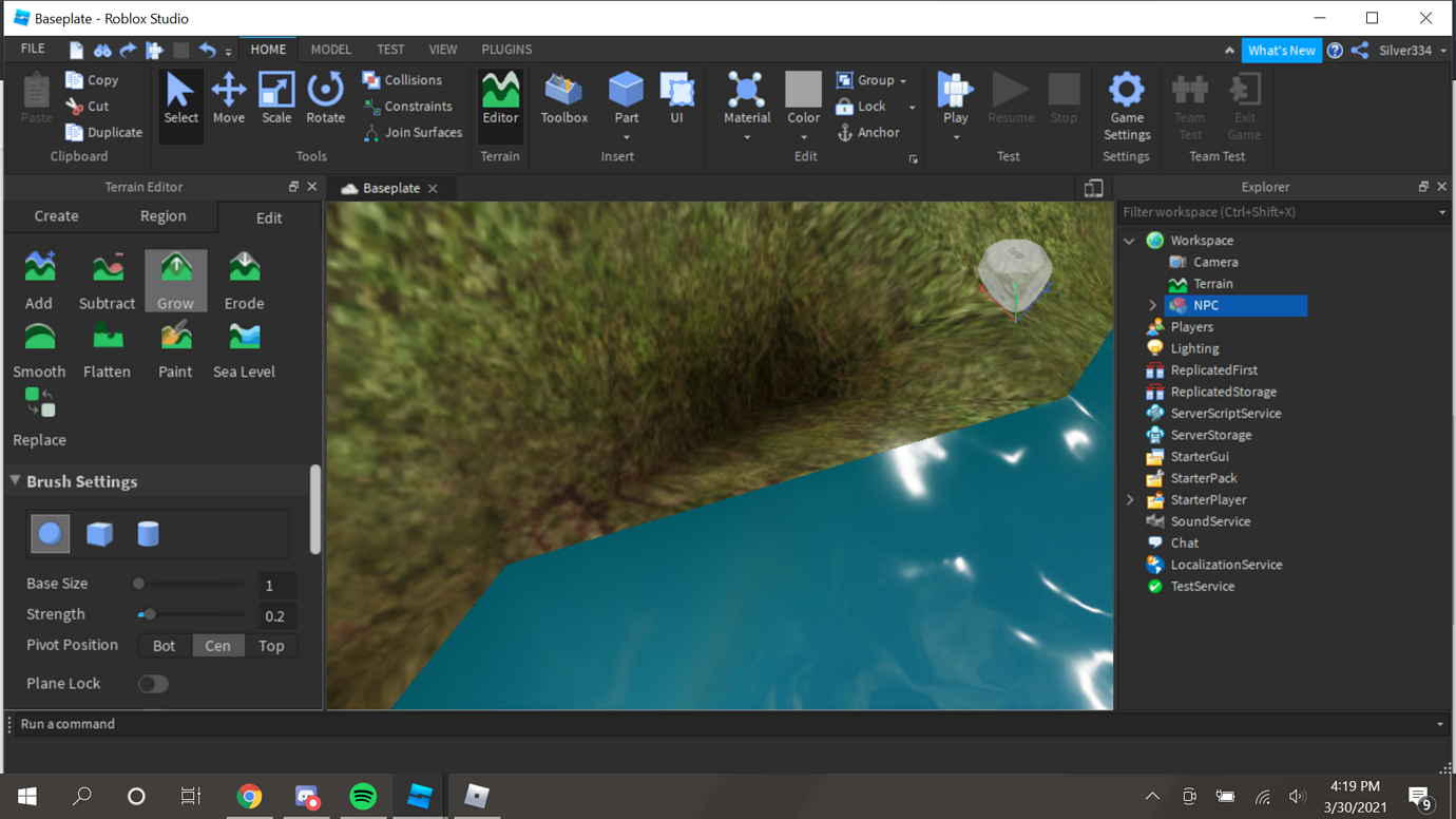 Holes using Terrain Editor - Game Design Support - Developer Forum | Roblox