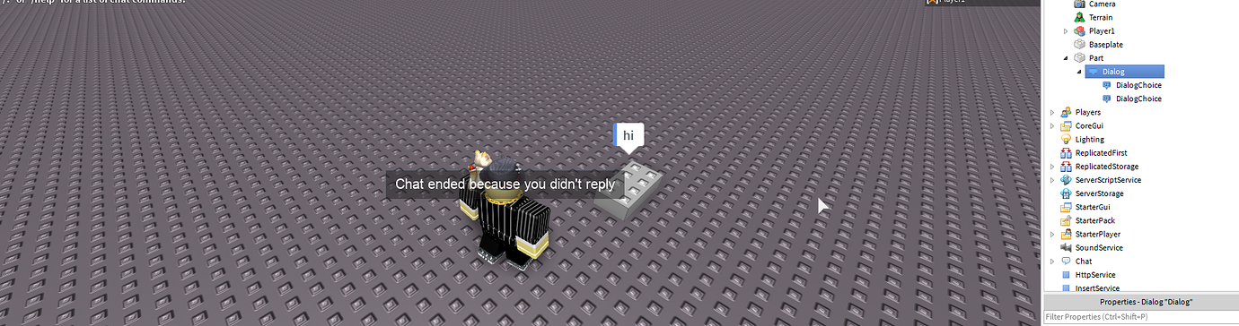 Dialogs immediately end the conversation - Engine Bugs - Developer ...