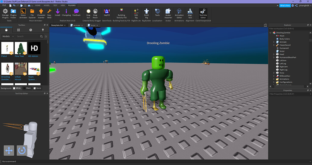 Help with Tool Grip on NPC - Scripting Support - Developer Forum | Roblox