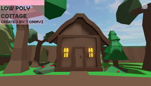 FairyTale Low-Poly Cottage