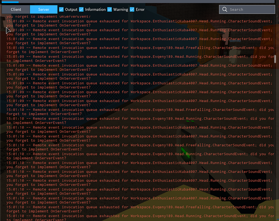 Log spam for 'CharacterSoundEvent' error - Engine Bugs - Developer ...