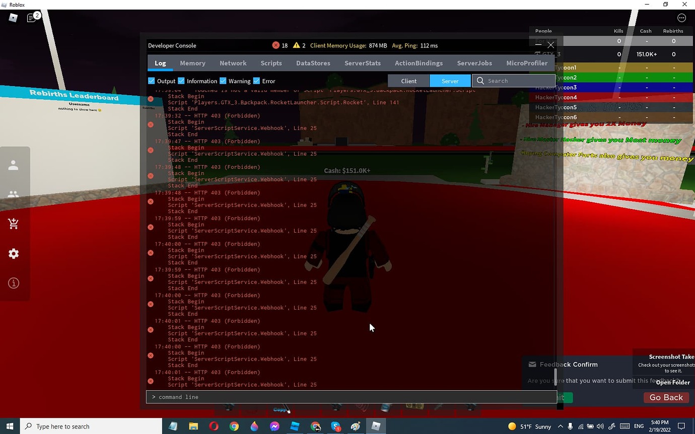HTTP 403 (Forbidden) - Scripting Support - Developer Forum | Roblox