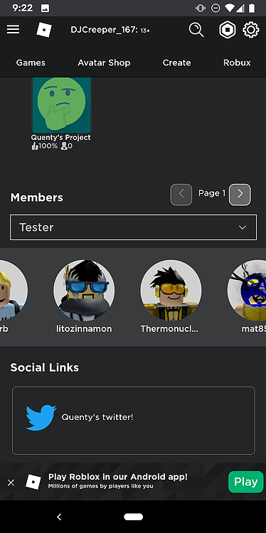 Group Page Member list is buggy - Mobile Bugs - Developer Forum | Roblox