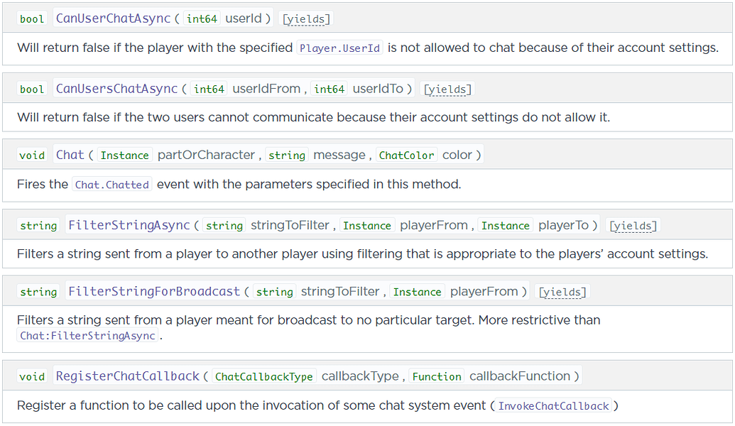 Filtering System to my Chat (SOLVED) - Scripting Support - Developer ...