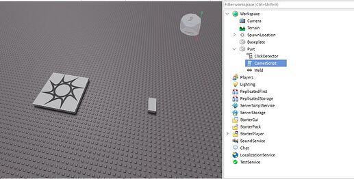 Camera isn't going to brick - Scripting Support - Developer Forum | Roblox